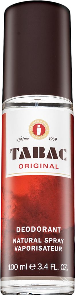 A product shot of a Tabac Original Deodorant spray bottle.