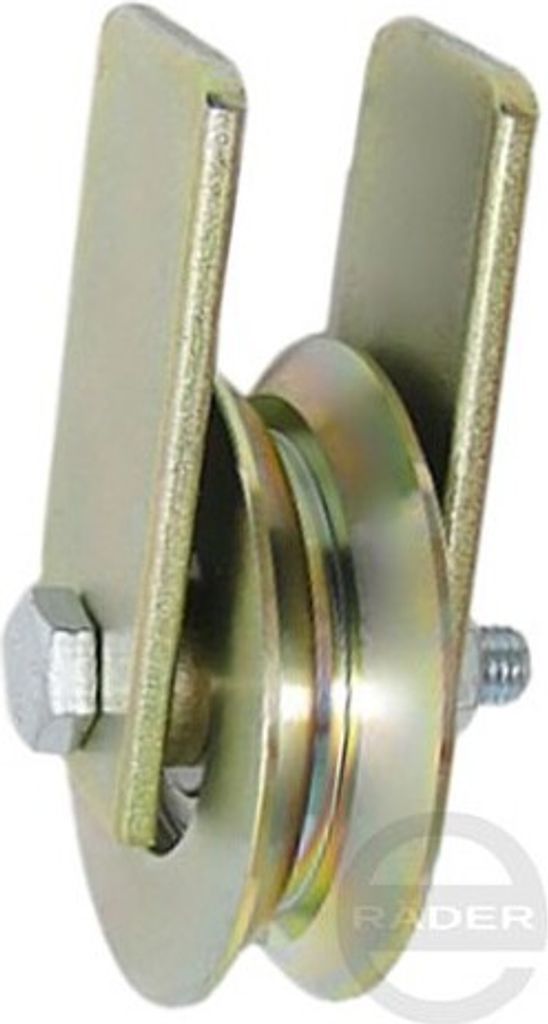 Metallrolle Ø 89 mm für Tore für Winkel mit Befestigung (RJKM-89-22)