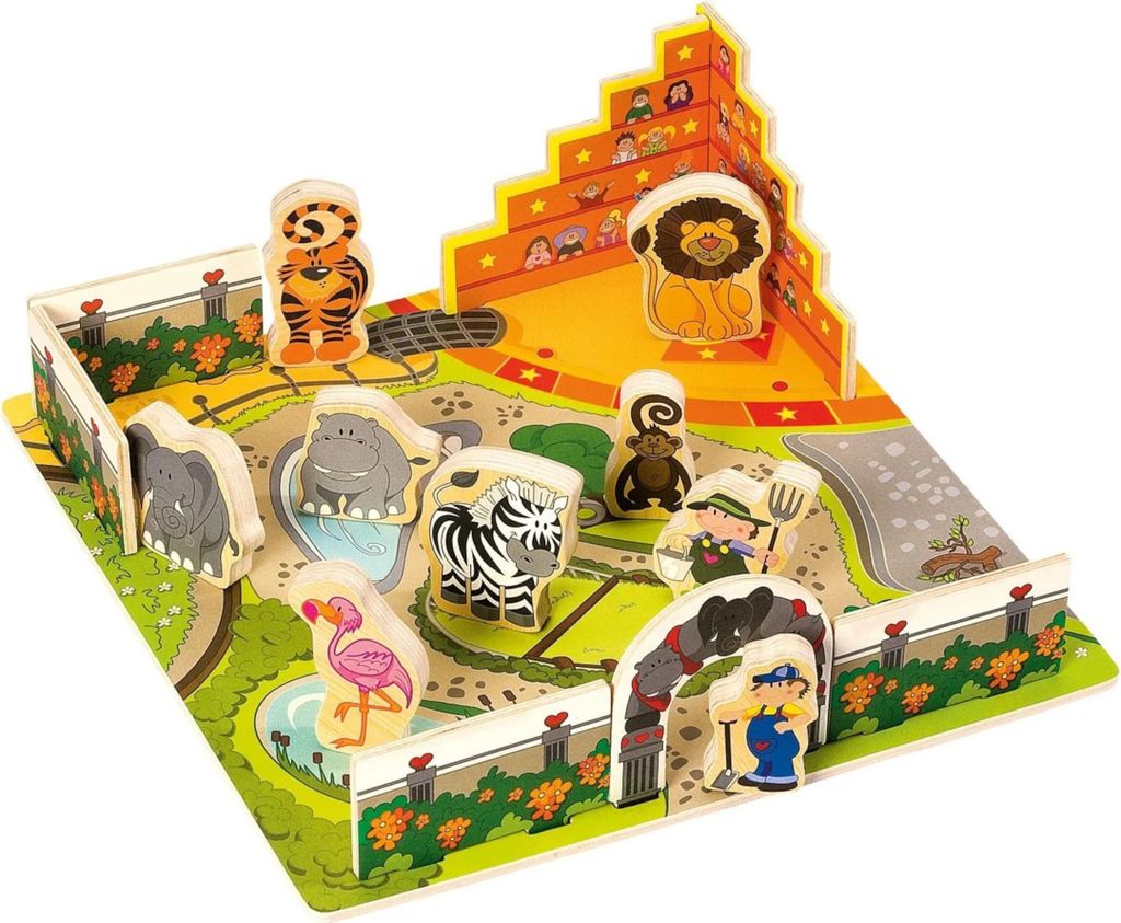 Playtive Junior Steck Puzzle 279576 "Zoo"