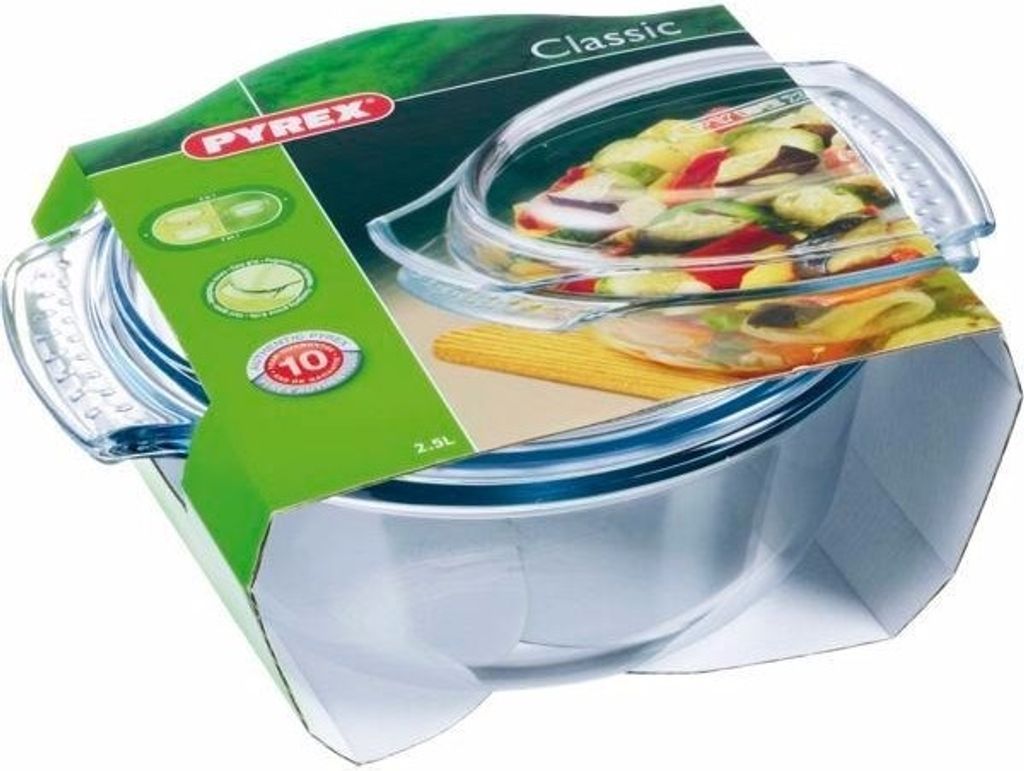 PYREX Kasserolle rund, mit Deckel, Inhalt: 1,60 + 0,50 Produktbild 12