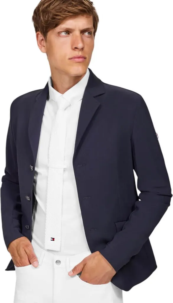 Tommy Hilfiger Equestrian Cravate tricotée Adam FS25 en Optic White