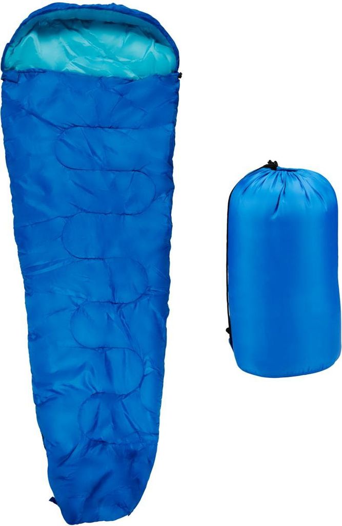 Camp Active Mummy Schlafsack Sommerschlafsack für 5°C bis 10°C - Ein-Personen Schlafsack Erwachsene - für Festivals, Wandern und Camping - 210 ...