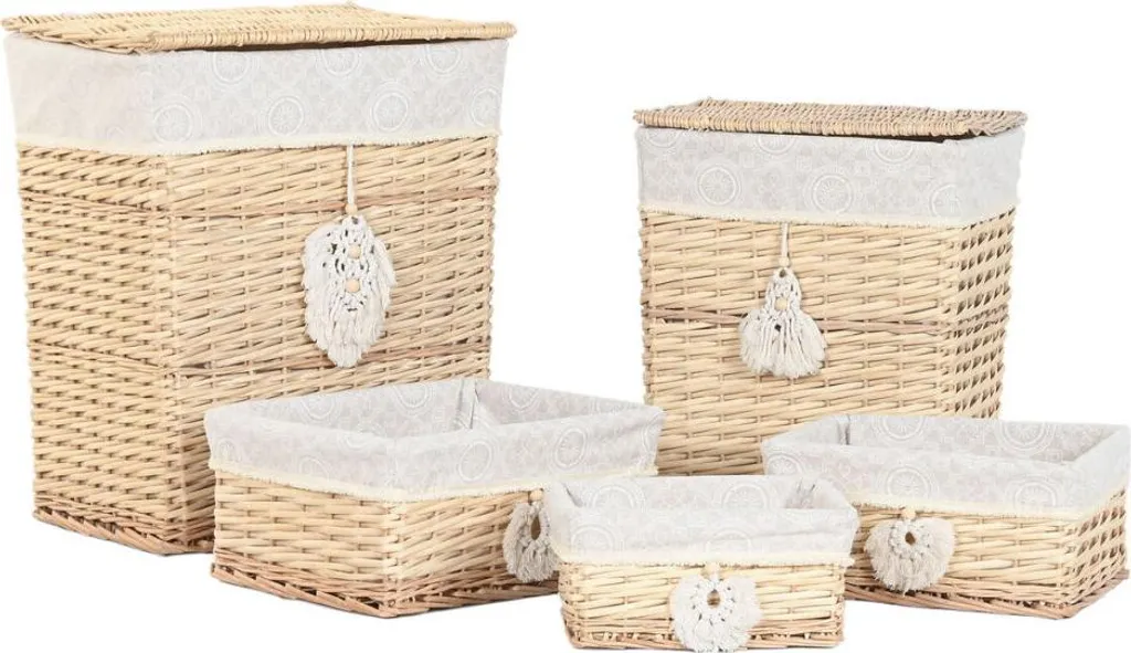 Ne cachez plus votre linge avec ce panier à linge Boho ESPRIT chic naturel - 6