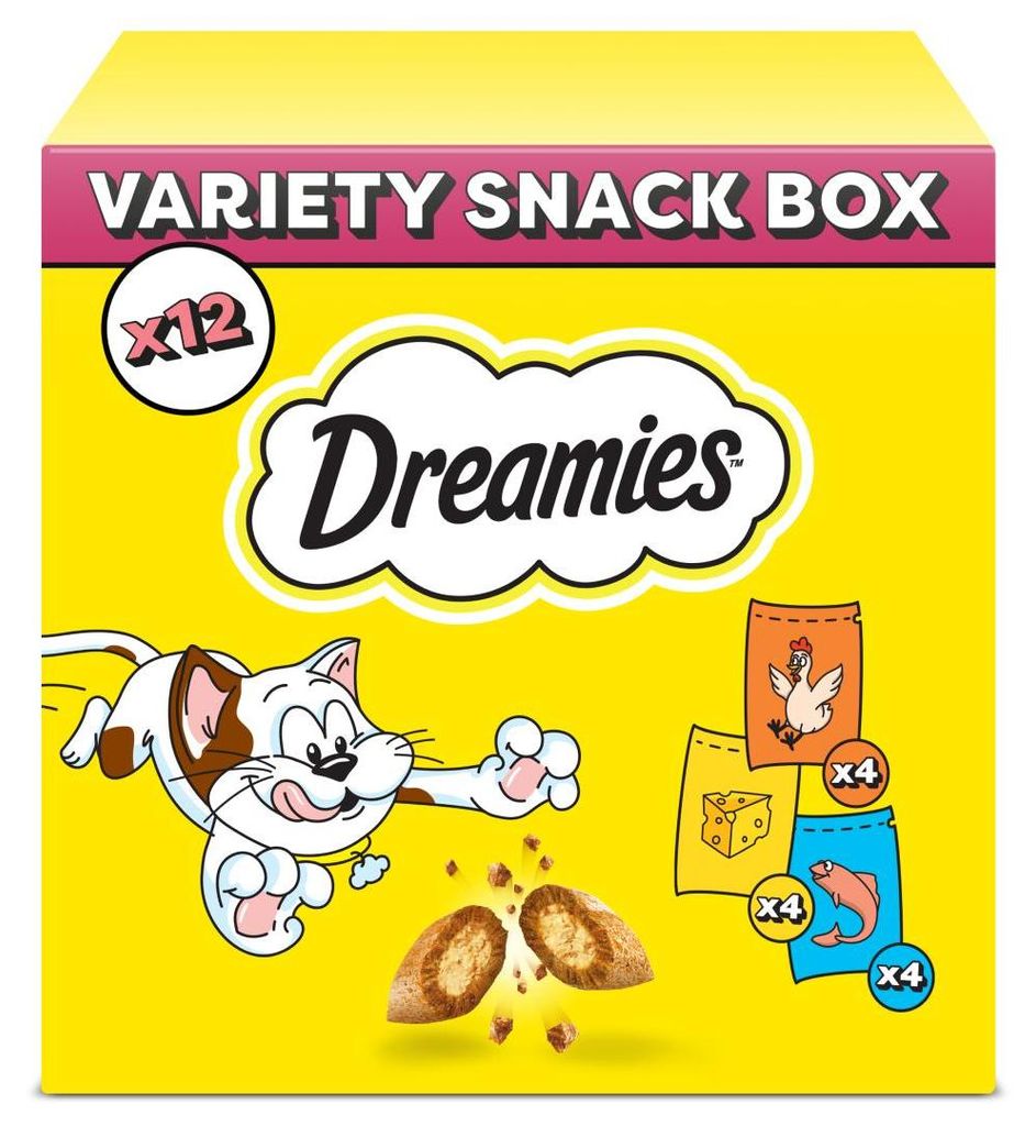 DREAMIES Variety Snack Box – karma uzupełniająca dla kotów Zdjęcie produktu 