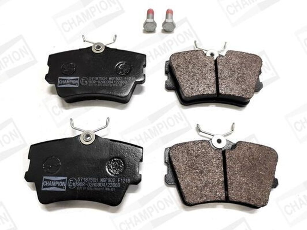 CHAMPION Bremsbeläge Satz Hinten Bremsklötze für VW Transporter IV Bus (70B, 70C, 7DB, 7DK, 70J, 70K, 7DC, 7DJ) 571875CH