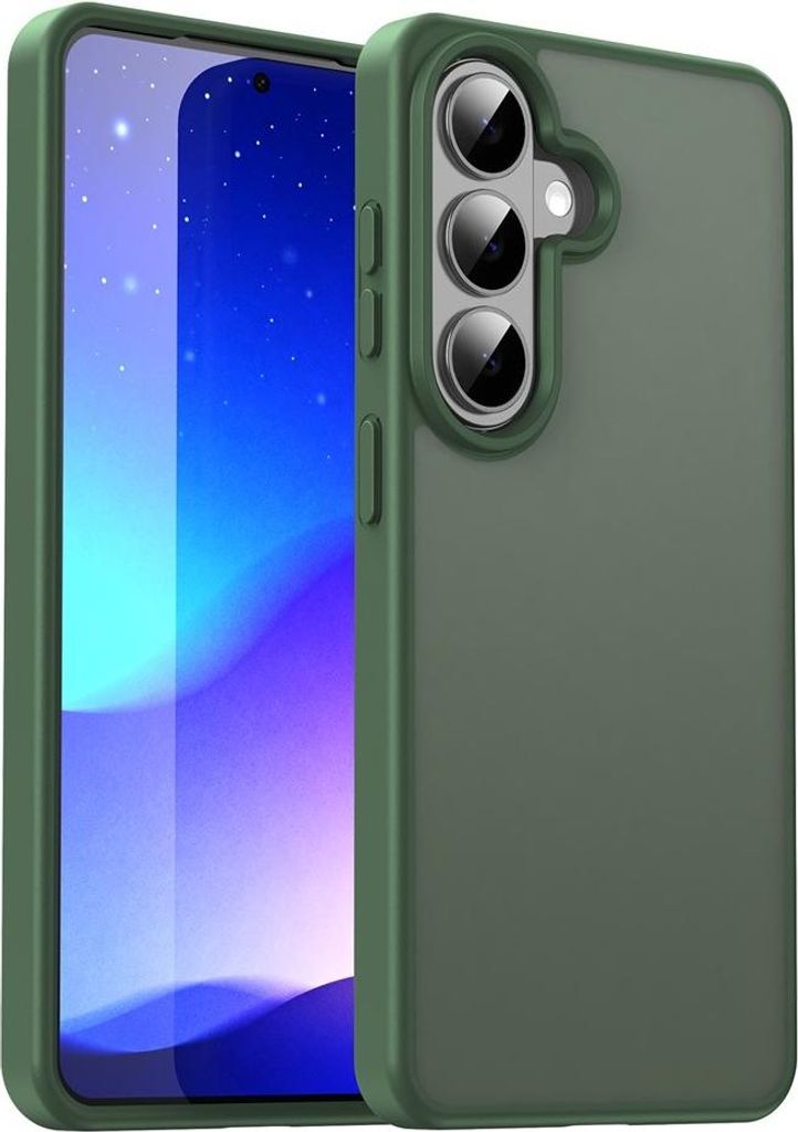 Samsung Galaxy S26 Hülle - Coverup Mattes Transparentes Back Cover - Grün