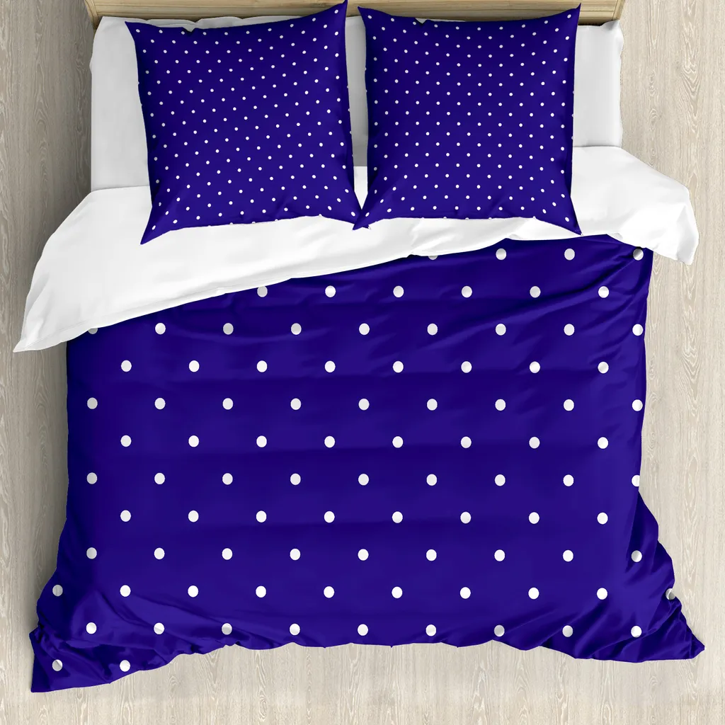 Offerta Copripiumino ABAKUHAUS Viola Pois 200x200 Anti-Acaro