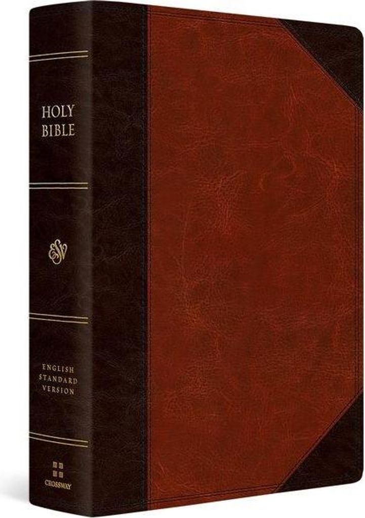 ESV Super Giant Print Bible (Trutone, Brown/Cordovan, Portfolio Design)