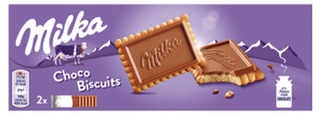 Milka Choco Biscuit sušenky s čokoládou 150 g Obrázek produktu 
