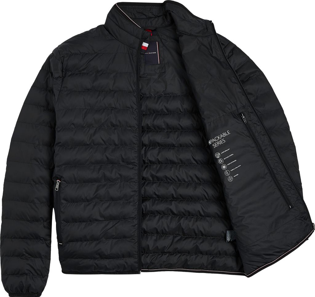 Tommy Hilfiger Core Packable Circular Jacket Black - Large Zdjęcie produktu 8