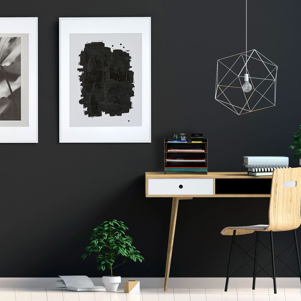 Relaxdays Organiseur De Bureau En Bambou Avec Anse – 4 Compartiments, Design Élégant Marron Foncé, Idéal Pour Stylos, Cosmétique, Cuisine Ou Salle De Bain