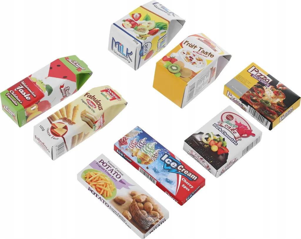 Jouet d'imitation supermarché LT356 avec chariot de courses et aliments - 11