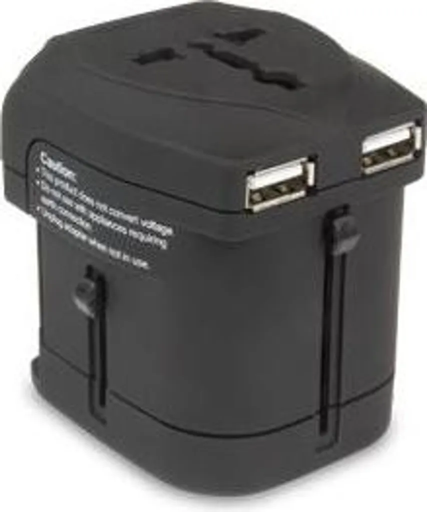 Acquista Hamlet XPW2UTRAVEL - Adattatore Universale Viaggio 2 USB 2.1A