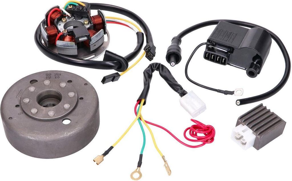 Konverzná sada alternátor / zapaľovanie 12V pre mopedy Obrázok produktu 