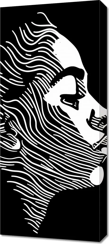 Quadro 40x90 cm Linee espressive