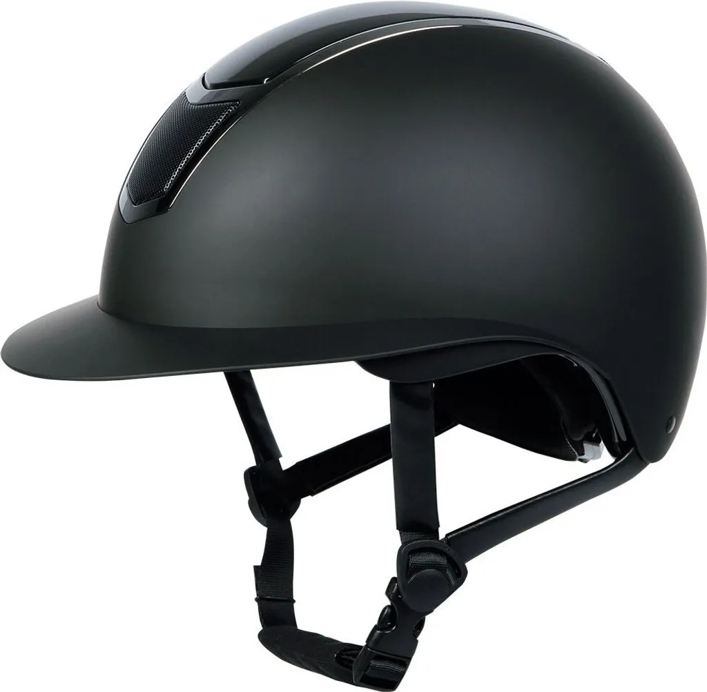 Casque d'équitation Harry's Horse Mont Blanc confortable noir 56-58 cm