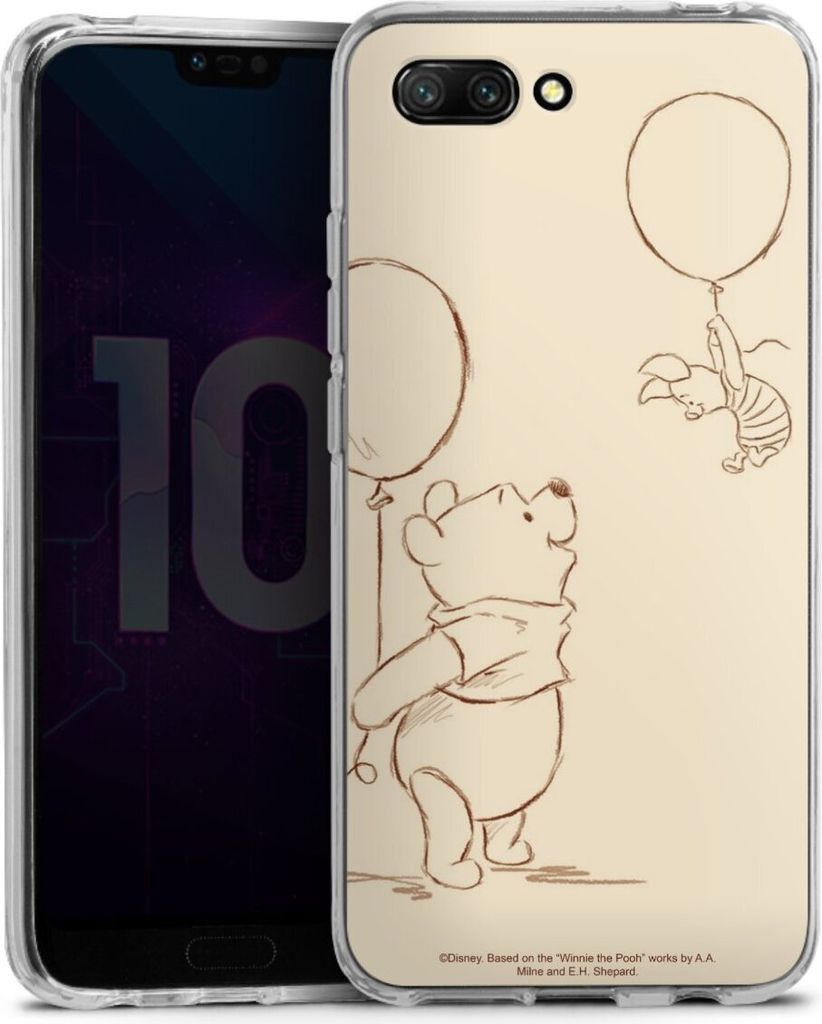 DeinDesign Handyhülle für Huawei Honor 10 Silikon Hülle Case Smartphone Schutzhülle Disney Offizielles Lizenzprodukt Winnie Puuh