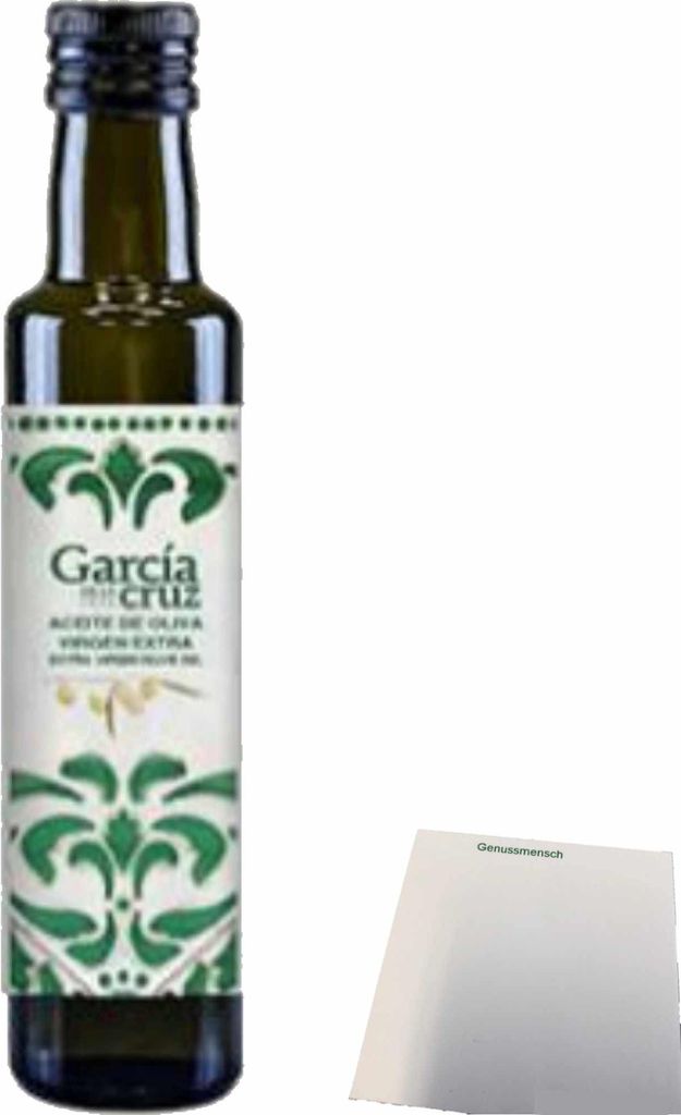 Garcia de la Cruz Extra Virgin Olive Oil Natives Olivenöl (250ml Flasche) + usy Block