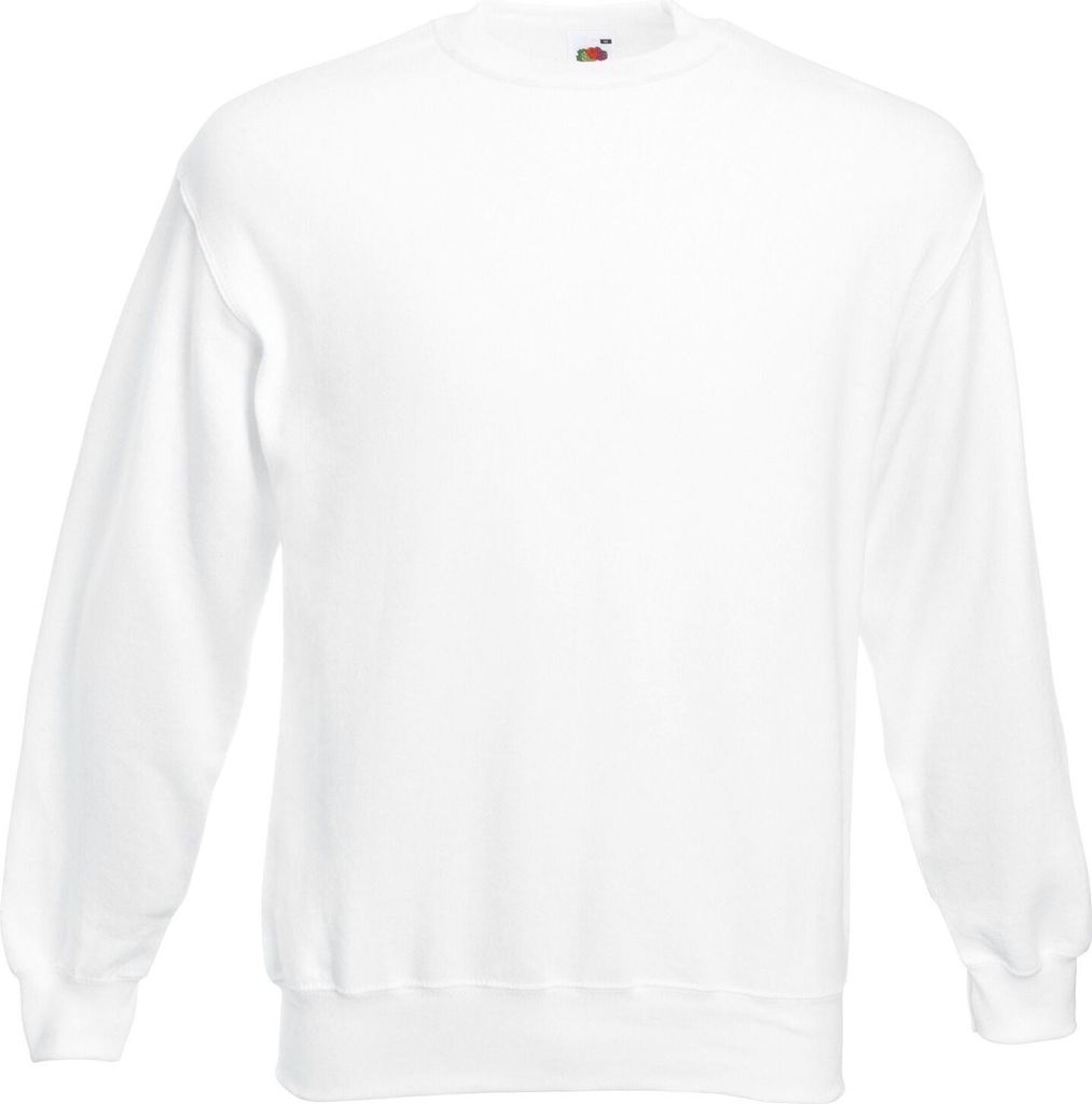 Fruit of the Loom - "Classic 80/20" Sweatshirt für Herren RW7886 (S) (Weiß)