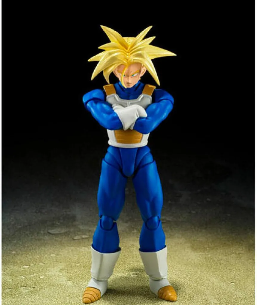 Figurine Trunks DBZ Articulée : Réalisme et Postures de Combat 14cm - 14