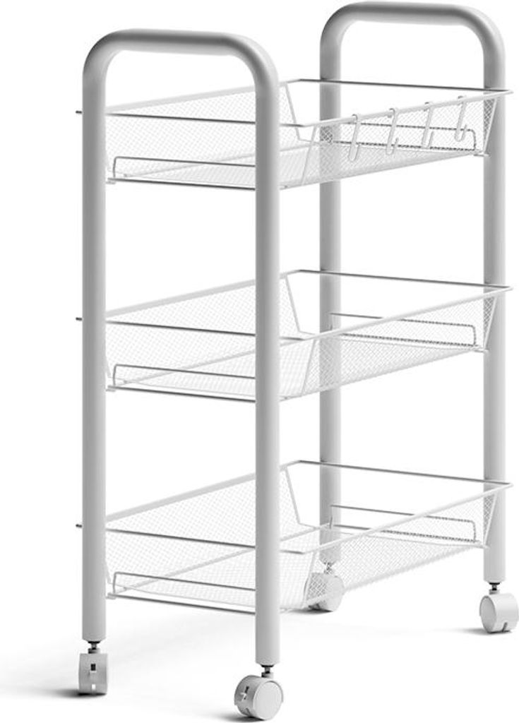 Pojízdný kontejner Vicco Tarro Bílá 45 x 64 cm se 3 Obrázek produktu 