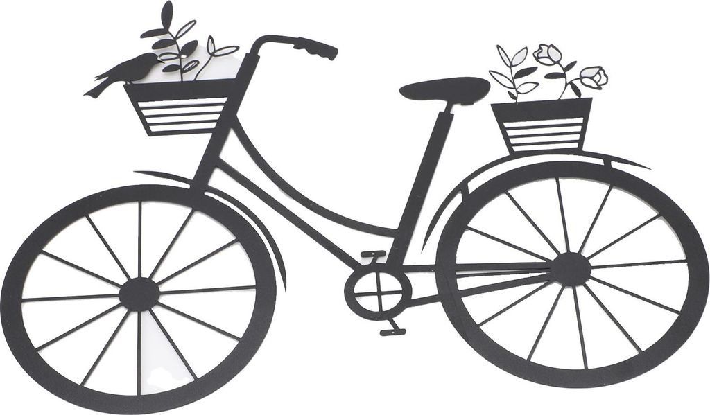 Metall Fahrrad Wand Kunst Dekor Vintage Fahrrad Wand hängende Dekoration für Housewarming Home Schlafzimmer