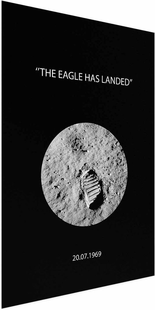 Posterpapier Poster - The Eagle Has Landed 21x30 cm Menschen i-C-0155-ao-a