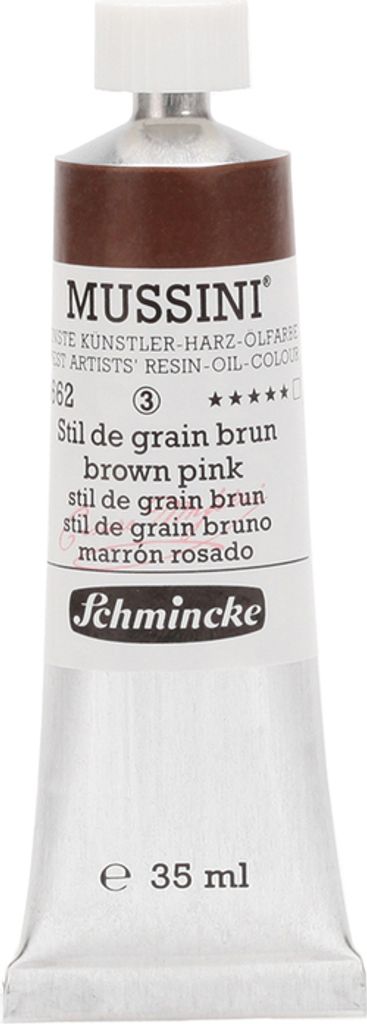 Schmincke 35ml MUSSINI Stil de grain brun Öl 10 662 009