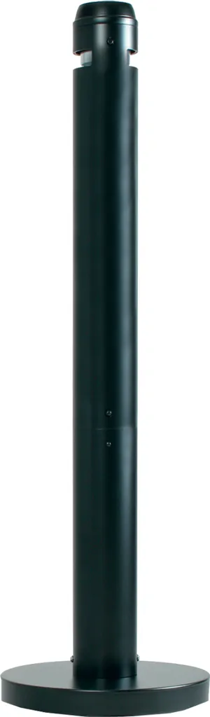 Rubbermaid Smokers' Pole Cendrier sur Pied Noir Rond Haute Qualité