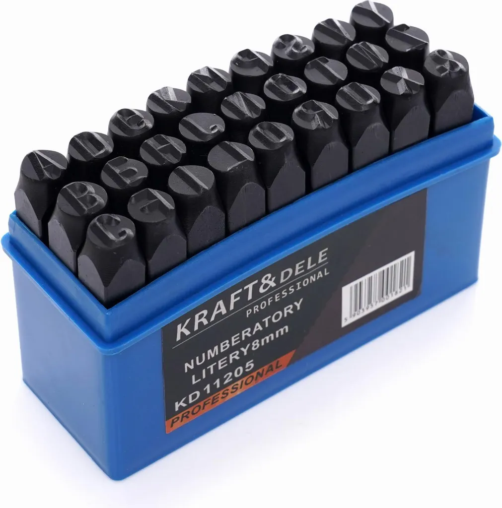 Tampons à Frapper 8mm en Acier Renforcé Kraft & Dele KD11205 Précis