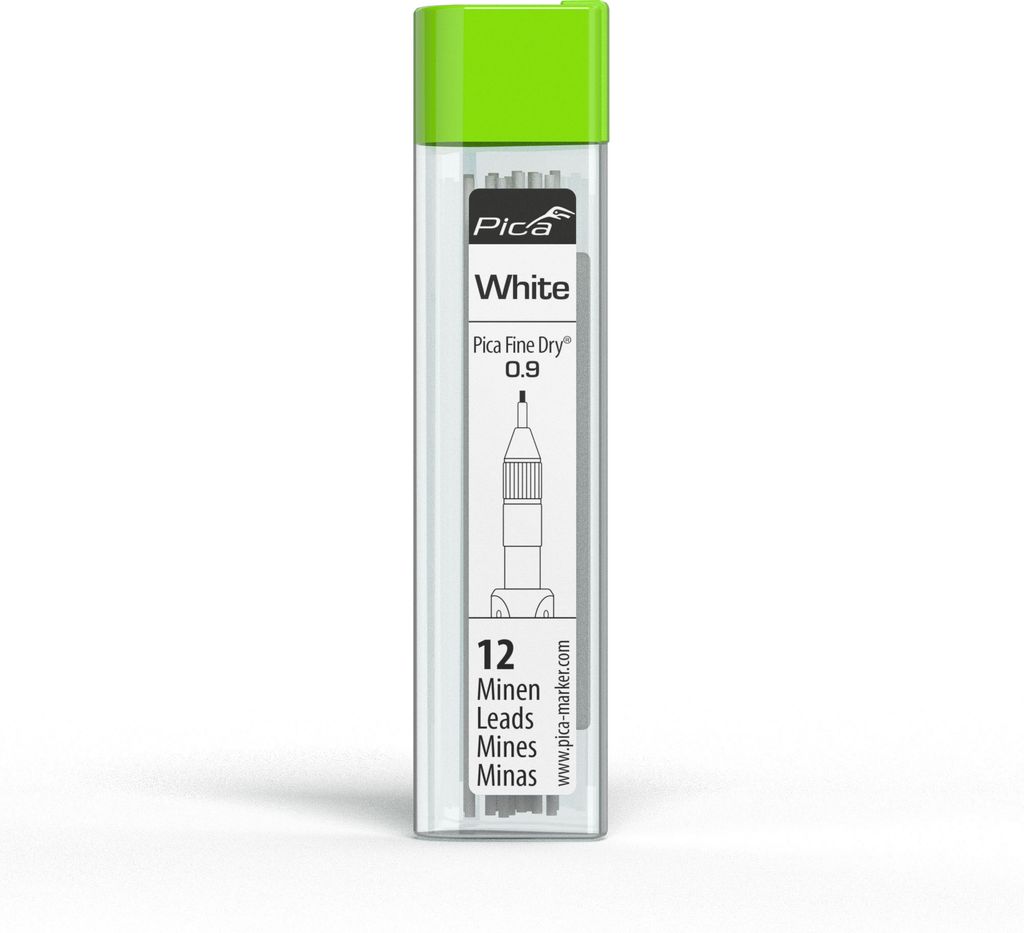 Pica Fine-Dry Minen-Set Weiss 7032 Produktbild 