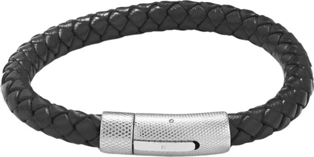 Radiant RH000261 Bracciale Uomo Nero: Il Lusso del Minimalismo - 1