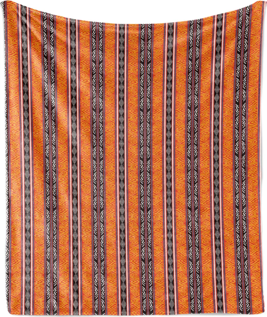 Coperta Viaggio Boho ABAKUHAUS 175x230cm - Plaid Etnico Tribale
