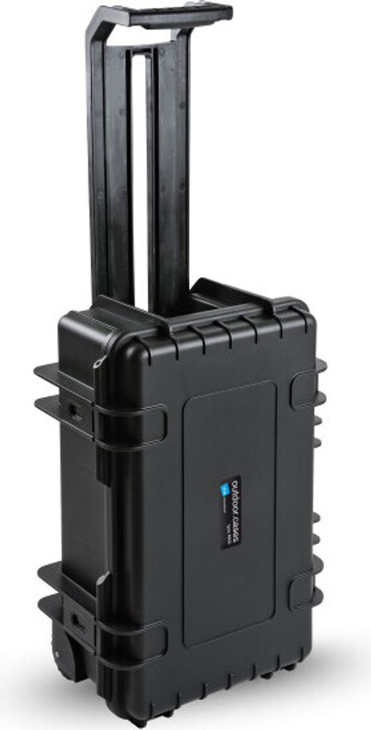B&W Outdoor Case Type 6600 schwarz mit Schaumstoff Inlay