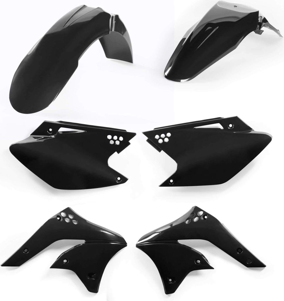 ACERBIS 6-teiliges Verkleidungsset schwarz für KAWASAKI KX 250 F