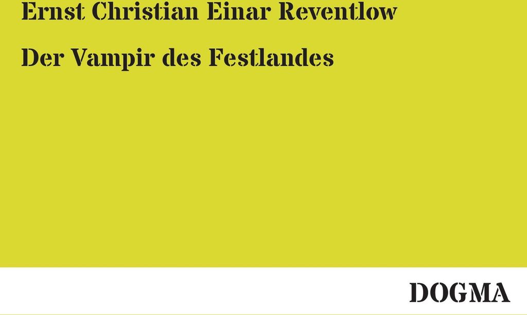 Der Vampir des Festlandes