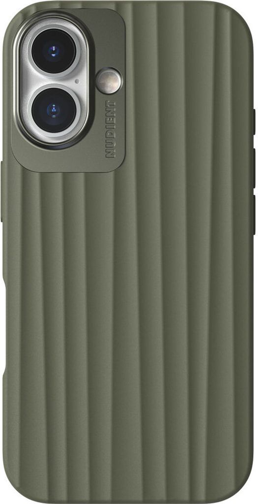 NUDIENT Bold MagSafe Olive Green, Cover, Apple, iPhone 16, Produktbild 
