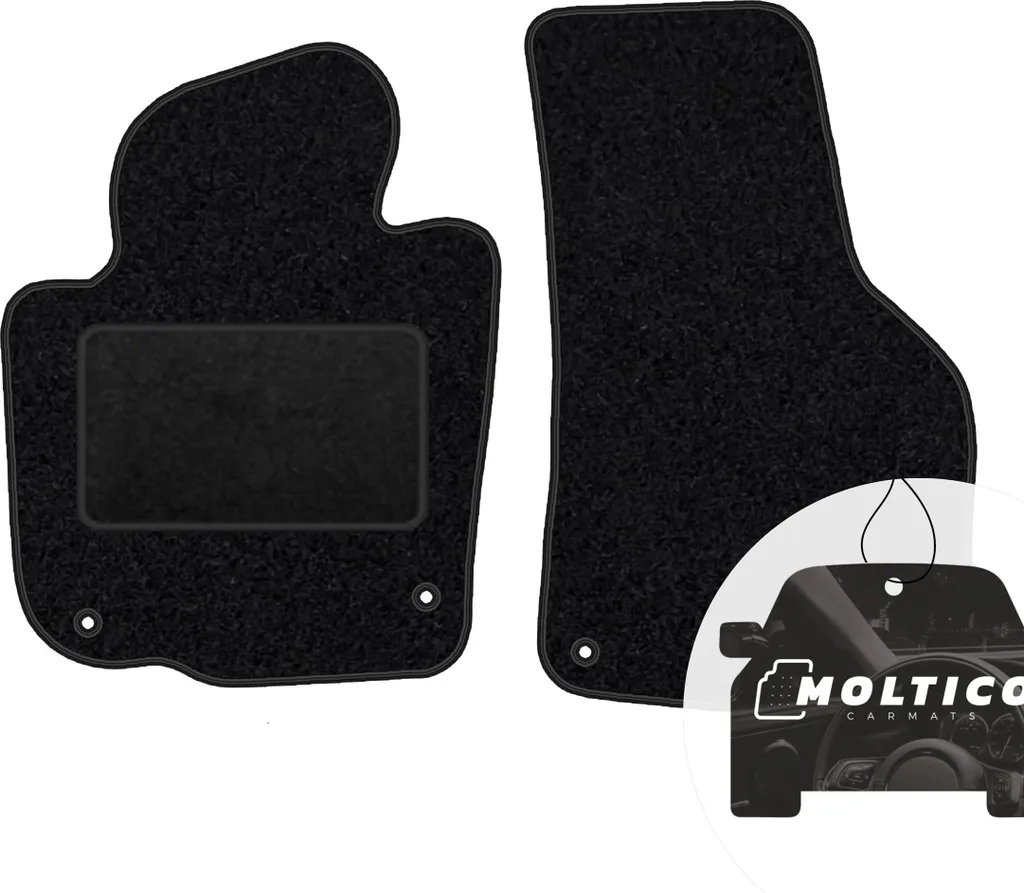MTM Tappetini per Skoda Roomster 07.2006-04.2015 su Misura Sagomati come Originali, Battitacco in Moquette, Bordo Antiscivolo, cod. One 3254