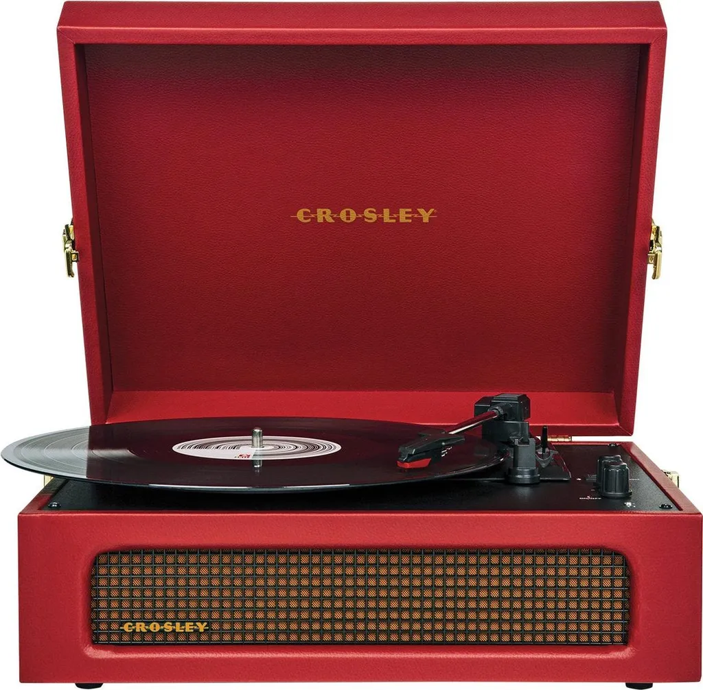 Giradischi Crosley Voyager Borgogna Bluetooth: Vinile Retrò e Audio Moderno