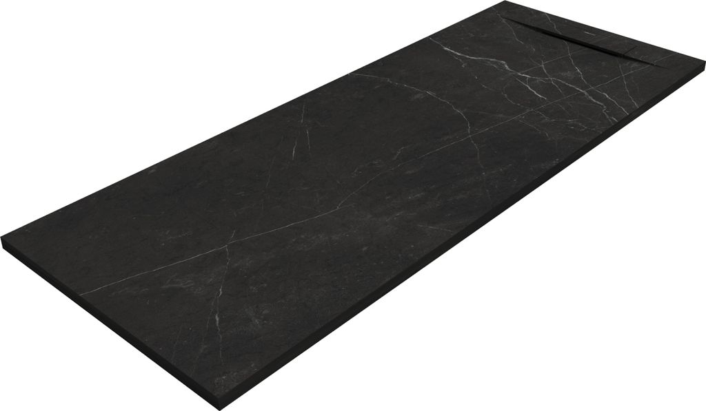 SANYCCES SIENA Rechteckige Duschwanne SanyDur Gel Coat 170 x 90 cm, Marquina