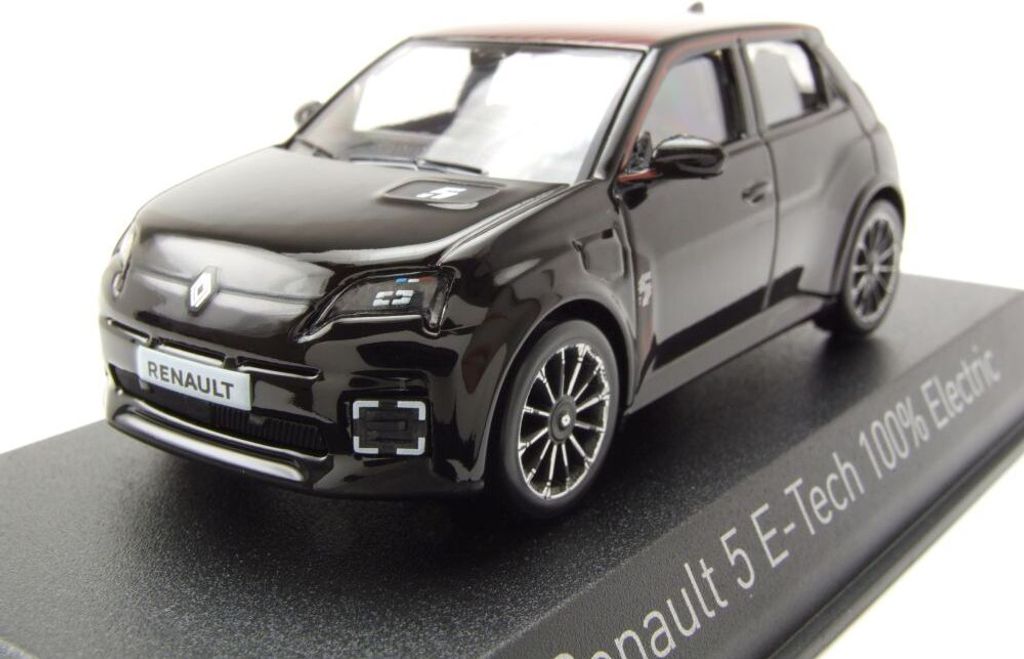 Norev 510554 Renault 5 E-Tech 100% Electric 2025 schwarz Produktbild 