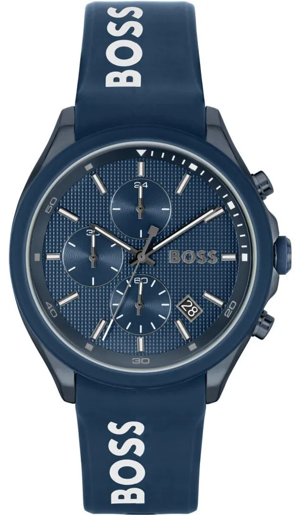 Montre BOSS 1514061 Chronographe Acier - Cadran Bleu et Design Sportif