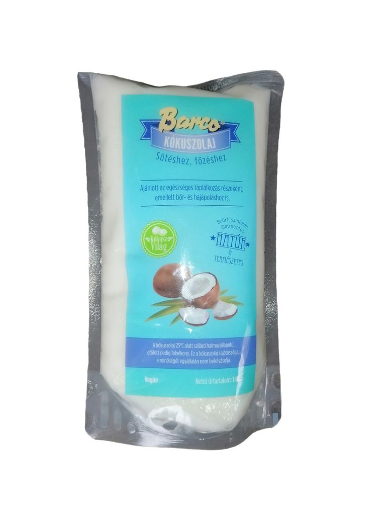 1 Liter Barco Kokosöl Kokosfett Coconut Oil Geschmacksneutral