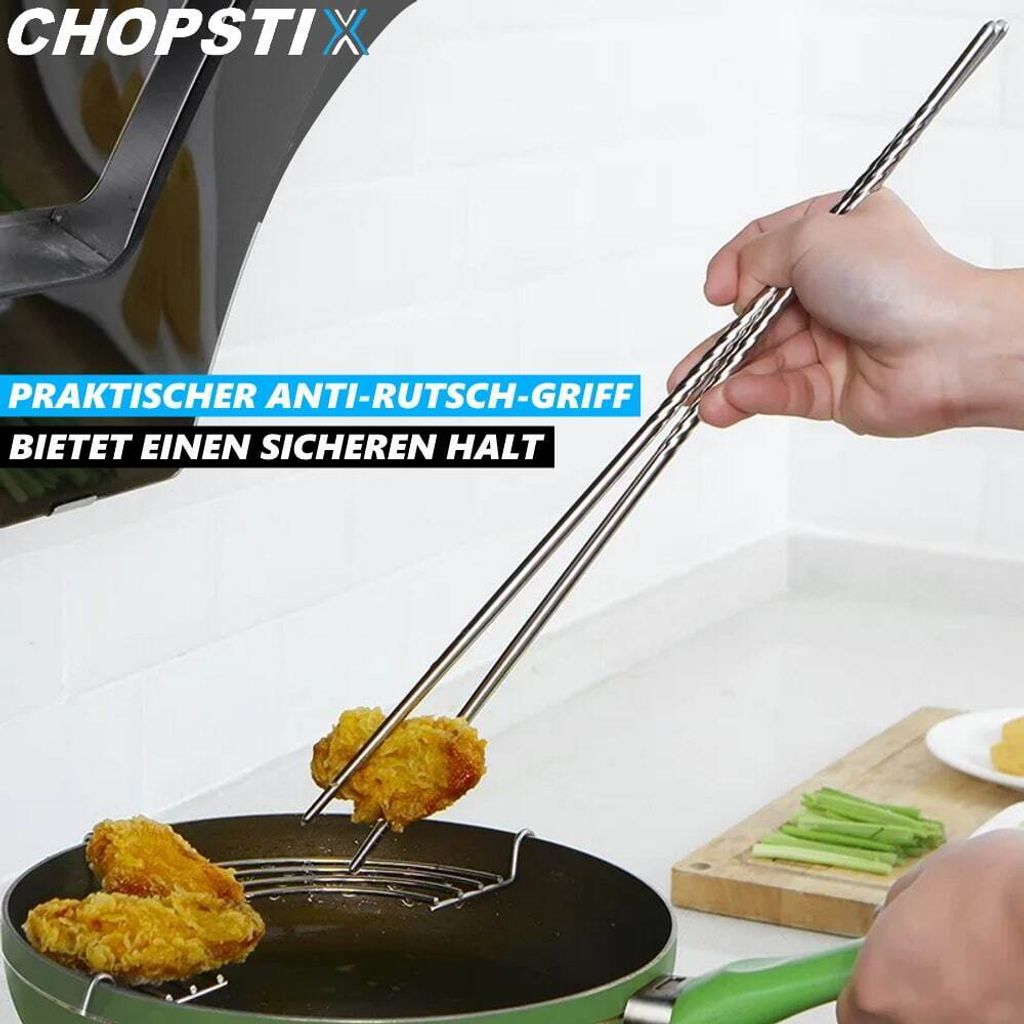 Chinesische Essstäbchen-Box – 6 Paar In Satinbeutel, Holz, Bunt, Ideal Für Sushi & Asiatische Küche