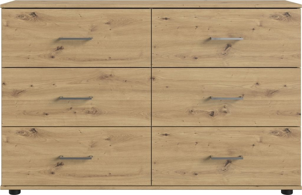 Schubkastenkommode >Anna< in ARTISAN EICHE Produktbild 
