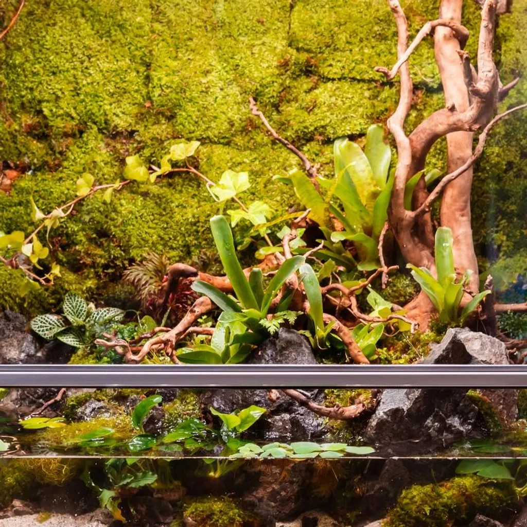 Tapis mousse naturelle 35x28cm Terrario Shadow Forest haute densité - 8