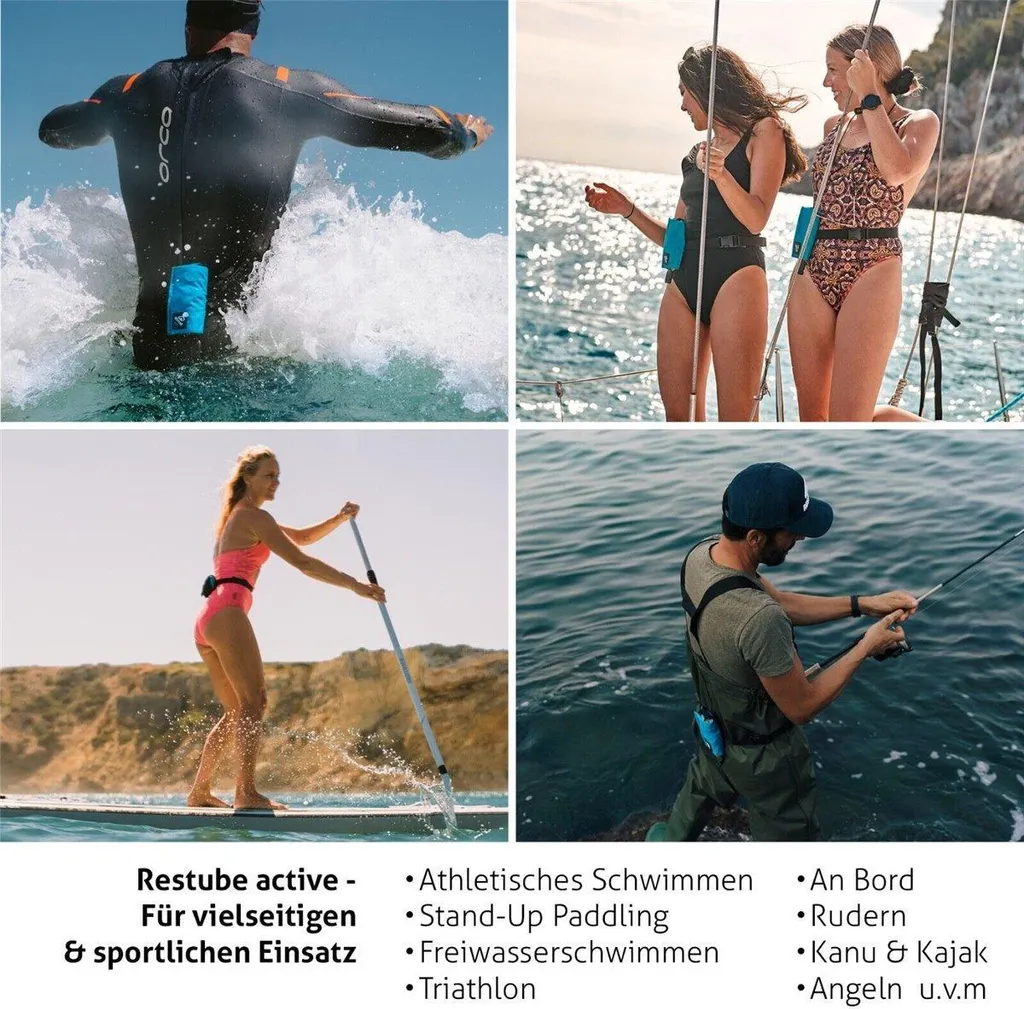 Bouée de flottaison gonflable RESTUBE ACTIVE pour natation et triathlon