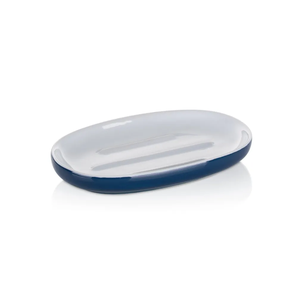 KELA ISABELLA Portasapone Blu Scuro in Ceramica KL-20508 | Shop Online