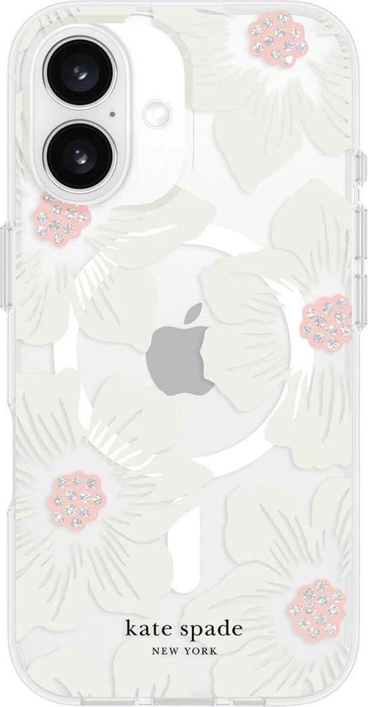 Kate Spade, iPhone 16 MagSafe Hülle Design Stockrose Produktbild 