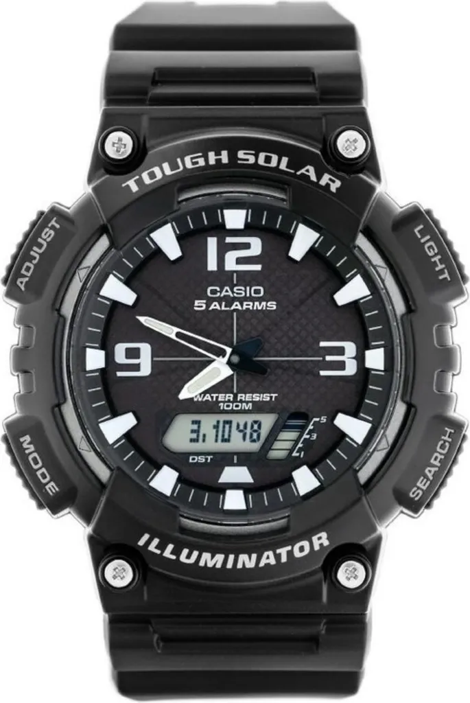 Orologio Uomo Casio Nero AQ-S810W-1AVEF: Stile Sportivo e Solare
